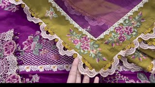 Most Beautiful unique Dress Design  How to Design Embroidered Dress [upl. by Yesoj]