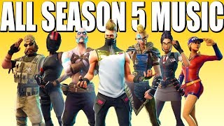 Season 5 Music Loading Screen Main Menu and Game Lobby  Fortnite BR [upl. by Ainessej]