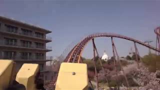 Bandit Roller Coaster POV Yomiuri Land Tokyo Japan 1080p HD [upl. by Toffic]