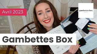 Gambettes box de Avril 2023  Spéciale Upcycling [upl. by Onit]