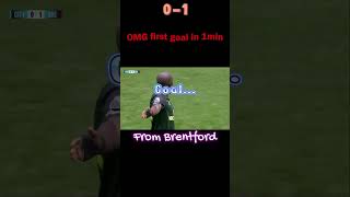 Manchester City vs Brentford Moments Before Disaster💀 football ray blog mancity [upl. by Amata]