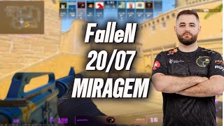 CS2 POV  FalleN  207  Faceit Ranked Mirage [upl. by Yendic159]