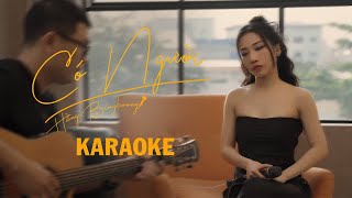 CÓ NGƯỜI  HẰNG BINGBOONG  OFFICIAL KARAOKE  ACOUSTIC [upl. by Resay]