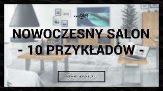 Nowoczesny salon  10 przykładów [upl. by Yltneb]