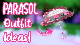 Outfit Ideas For YOUR New Parasol  Roblox Royale High [upl. by Nohsyar]