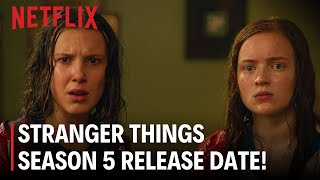 Stranger Things Season 5 Release Date 2024 Netflix News [upl. by Jewel449]