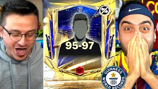 REKOR  DAYIYA TAKAS DAN 100 TOTY EFSANE ÇIKTI 😱 KAPIŞMA EA FC MOBİLE 24 [upl. by Iris]