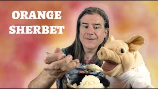 Orange Sherbet Recipe 3 Ingredient Recipes [upl. by Nyrroc]