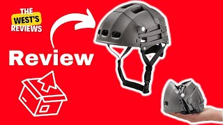 Overade Plixi Fit Foldable Bicycle Helmet  Review [upl. by Marinna501]