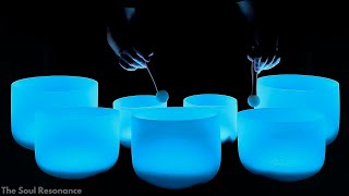 432 Hz Crystal Singing Bowls  Deep Sleep  Relaxation  Meditation [upl. by Nnylireg]