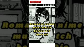 Top 8 Romance anime must watch music anime [upl. by Kenwood]