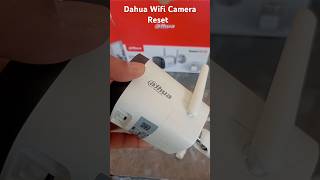 Dahua Wifi Camera Reset [upl. by Alyahsal]