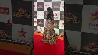 Urvashi Pardeshi Grace The Red Carpet Of Star Parivaar Awards 2024 urvashipardeshi [upl. by Ahsiekar]