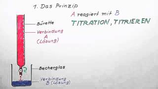 Volumetrie Prinzip Äquivalenzpunktbestimmung und Arten  Chemie  Analytische Chemie [upl. by Ednutabab]