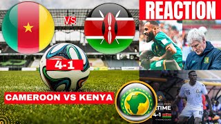 Cameroon vs Kenya 41 Live Africa Afcon Qualifier Football Match Score Lions Highlights Direct 2024 [upl. by Narut287]