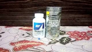 GAT Sport MultiTest vs Muscletech Multi Vitamin [upl. by Enelrae252]