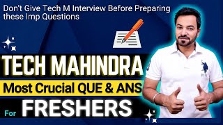 Tech Mahindra Interview Questions and Answers  How to crack Tech Mahindra Interview [upl. by Ahsekin]