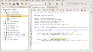 How to Create a Google Toolbar in NetBeans IDE [upl. by Reinwald]