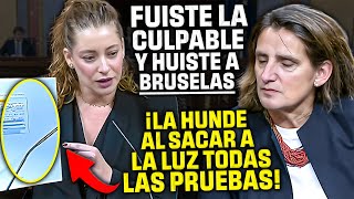 💥¡TOMAAA💥Esta DIPUTADA DESTROZA a TERESA RIBERA ¡AL DEMOSTRAR QUE FUE LA CULPABLE ANTE TODA ESPAÑA [upl. by Milli103]