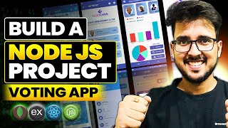 Node js projects for beginners Building a Voting Application 🔥 [upl. by Adnulahs728]