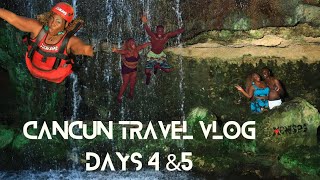 Cancun Travel  Vlog Days 4 amp 5 A Day at XENSES Park Golden Parnassus Homeward Bound [upl. by Allekram853]