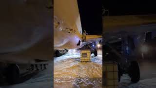 Air Serbia JU324 damaged wing amp fuselage after landing [upl. by Ocnarf536]