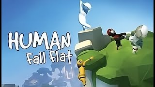 Human Fall Flat Funny Moments with FRIENDS Multiplayer Gameplay [upl. by Aloek]