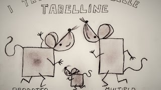 La tabellina del 6 cantata I tre topini delle tabelline Impara subito la sequenza [upl. by Berardo]