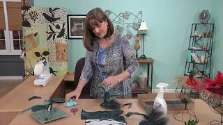 Terry McFeely Films Terial Arts Fascinator Demo On PBSs Its Sew Easy [upl. by Goody]