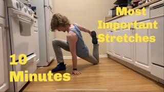 What stretches to do in 10 minutes Follow along [upl. by Arodoet]