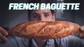 MAKE FRENCH BAGUETTES AT HOME  Baguette Recipe for the Home Baker [upl. by Gniliem]