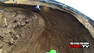 HELMET CAM Matt Curiel  Raceway Park Loretta Lynn Area Qualifier [upl. by Lira]