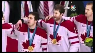 National Anthem of Canada after winning the gold medal during Olympic gamempg [upl. by Goulet]