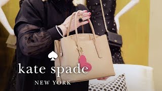 how to pack your margaux handbag  talking shop  kate spade new york [upl. by Nyladnar]