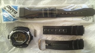 How To Replace The Band On A GShock Casio [upl. by Tasia]