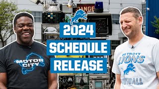 Detroit Lions 2024 Schedule Reveal [upl. by Aphrodite]