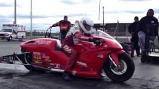 Paul Gast Dragbike Pro Stock Wild Burnout [upl. by Aubin]