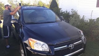 Toyota Highlander How to Install OEM Roof Cross Bars [upl. by Viviana]