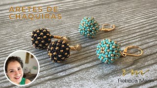 ARETES DE FLORES PASO A PASO EN MOSTACILLA [upl. by Latonia]