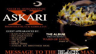 ASKARI X  MESSAGE TO THE BLACK MAN FULL ALBUM 1996 [upl. by Aidahs]