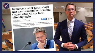 Het uitsluiten van Kamervoorzitter Martin Bosma beschadigt de Tweede Kamer  JA21 dient moties in [upl. by Niraa18]