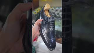 Oxford wingtip full brogue shoes  handmade shoes [upl. by Allisan]