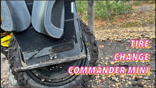 Extreme Bull Commander Mini  Tire Change amp Test Ride [upl. by Calia]