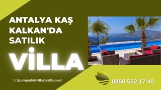 Kaş Kalkan Satılık Villa  0850 532 17 40 [upl. by Mashe]