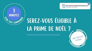 Prime de Noël 2022  découvrez le montant et la date de versement [upl. by Stephen]