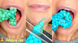 ASMR FROZEN HONEY TREND WITH MILLIONS CANDY SATISFYING CRUNCHY SOUNDS [upl. by Ellehcan463]