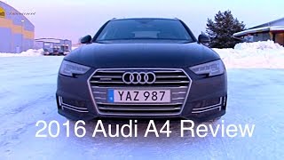 2016 Audi A4 B9 20 TDI Quattro Review Best car in it´s class [upl. by Sedecram316]