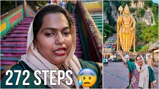 272 STEPS SUHANA കയറുമോ  😃🤣  Batu Caves KL Malaysia 🇲🇾😍  Mashura  Basheer Bashi [upl. by Nihcas]