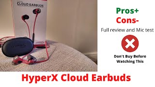 HyperX Cloud Earbuds Best Gaming earbuds  Best PUBG  BGMI Earphone [upl. by Larena]