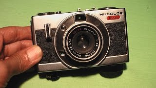 リコー ハイカラー35の使い方 How to use RICOH HICOLOR35 the first 1970s japan visual distance estimation camera [upl. by Salvidor]